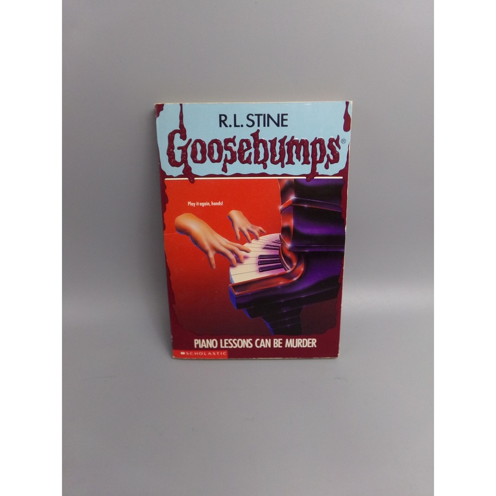 Goosebumps‎ Piano Lessons Can Be Murder R.L. Stine Horror Book 1993
